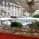Market in Beaune, Burgundy, France. Dr Bob Hall@Flickr