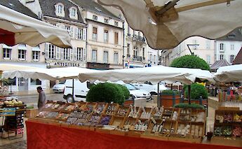 Market in Beaune, Burgundy, France. Dr Bob Hall@Flickr