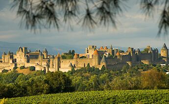 Carcassonne from afar, France. Unsplash:Alain Bonnardeaux
