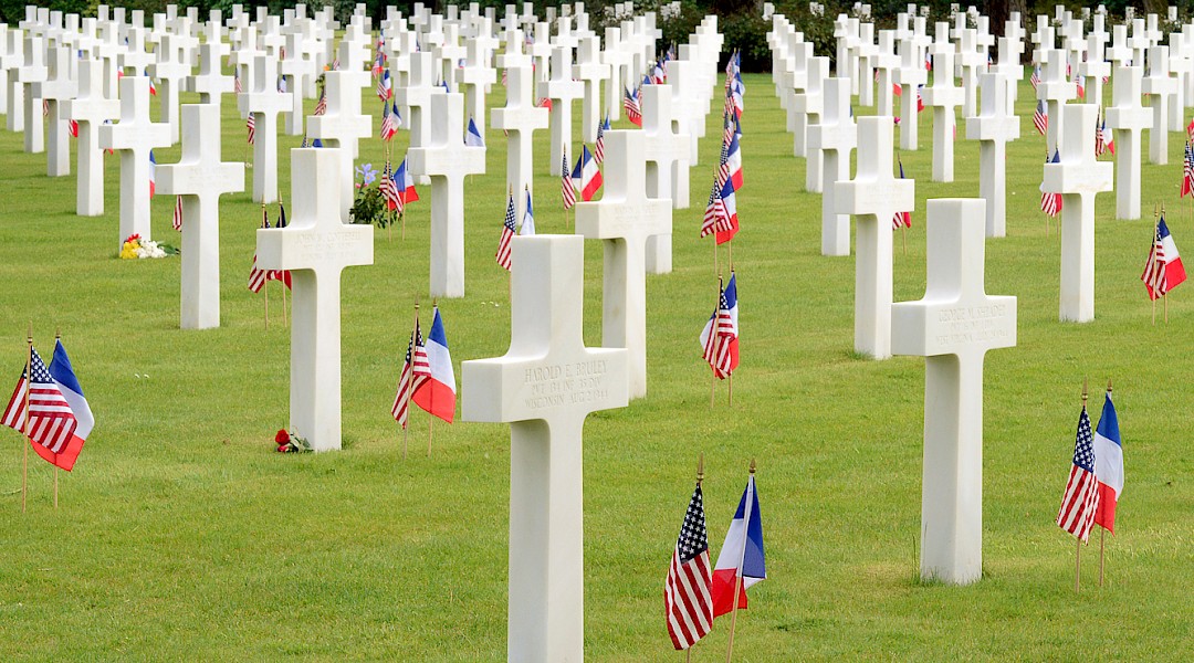 American Cemetery, Normandy, France. Peter K Burian@Unsplash
