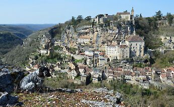 Rocamadour, France. Unsplash:Slim Mars