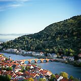 Bridge in Heidelberg from above, Germany. Unsplash:Tobias Reich