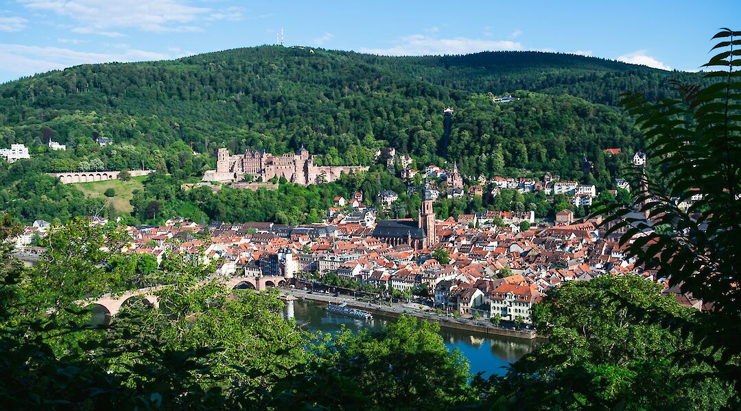 Heidelberg from above, Germany. Unsplash:Mateo Krossler