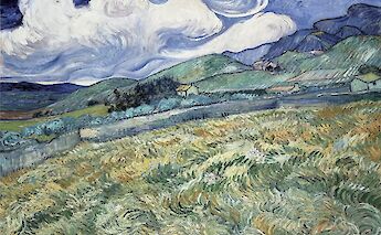 <i>Saint Rémy de Provence</i> painting by Vincent van Gogh, 1889