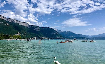 Lake Annecy, France. Adora Goodenough, Unsplash