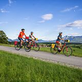 Cycling along bike paths, Bavaria, Germany. CC:TO