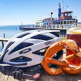 Beer and pretzel in Ammersee, Bavaria, Germany. CC:TO
