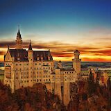 Neuschwanstein Castle, Schwangau, Germany. Johannes Plenio Sunset@Unsplash