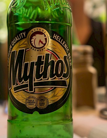 Mythos, a Greek beer. Chris Brooks@Flickr
