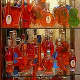 The famous Koumquat Liqueur in Corfu, Greece. CC:Edal