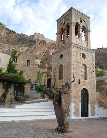 Church of Christos Elkomenos in Monemvasia, Laconia, Peloponnese, Greece. CC:Patrice700