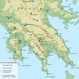 Territory of Ancient Sparta. CC:Marsyas