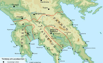 Territory of Ancient Sparta. CC:Marsyas