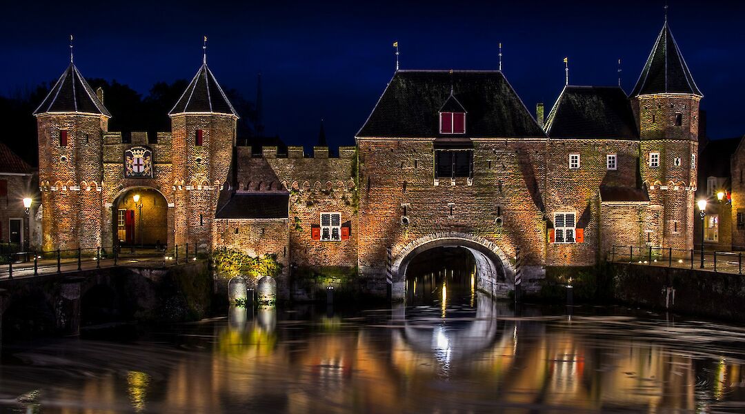 Koppelpoort, a medieval gate in Amersfoort, Utrecht, the Netherlands. CC:Richywiseman