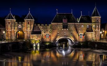 Koppelpoort, a medieval gate in Amersfoort, Utrecht, the Netherlands. CC:Richywiseman