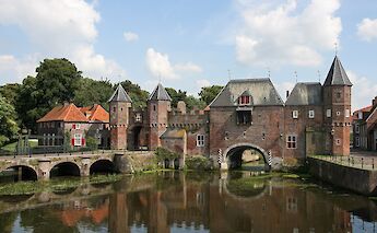 Koppelpoort, a medieval gate in Amersfoort, Utrecht, the Netherlands. CC:Bert