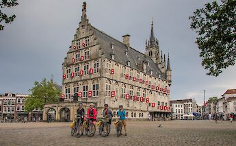 Grote Kerk in Gouda, South Holland, the Netherlands.