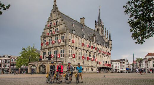 Grote Kerk in Gouda, South Holland, the Netherlands.