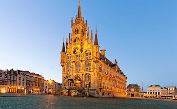 City Hall in Gouda, South Holland, the Netherlands. ©Hollandfotograaf