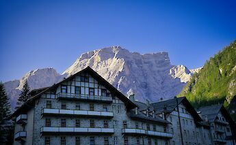 Grand Alpine Architecture Beneath the Dolomites in Dobbiaco. JoergHartmann@pexels