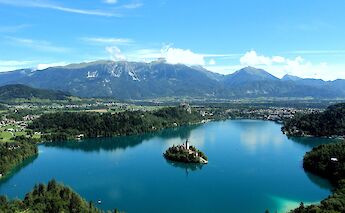 Lake Bled in Slovenia. CC:Canandianhockey91