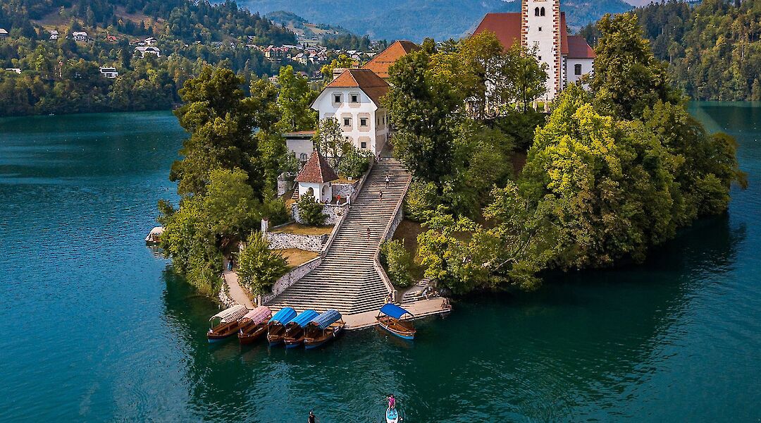 Lake Bled in Slovenia. CC:Gilad Topaz