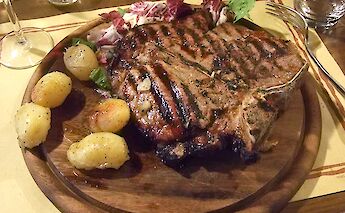 Florentine steak in Florence, of course! CC:Mike Packard