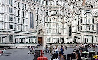 Piazza del Duomo in Florence, Italy. CC:Peter K Burian