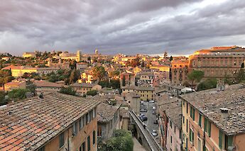 Cycling from Florence to Rome. toEB