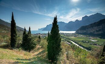 Silhouetted mountains, Lake Garda, Italy. Unsplash@Jonny Gios