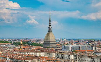 Panorama of Turin, Piedmont, Italy. CC:TO