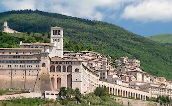 Basilica of St Francis of Assisi in Umbria, Italy. CC:Peter K Burian