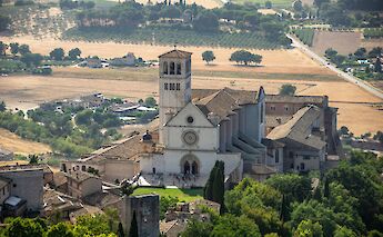 Viewing Assisi from above, Italy. Unsplash:Achim Ruhnau