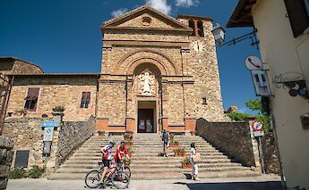 Church Santa Maria Castello in Panzano, Chianti, Italy. CC:Peter K Burian