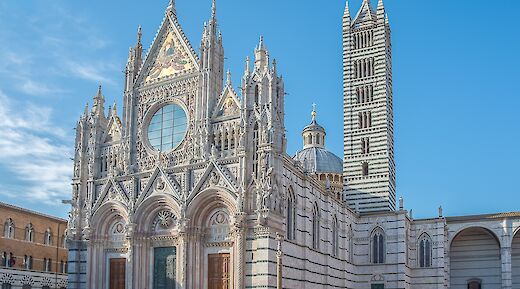 Siena Cathedral in Siena, Tuscany, Italy. CC:Nikolai Karaneschev