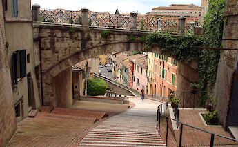 Medieval Aqueduct in Perugia, Umbria, Italy. CC:Scudsone