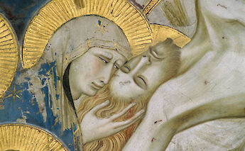 Assisi Basilica fresco by Pietro Lorenzetti, 1310-1329