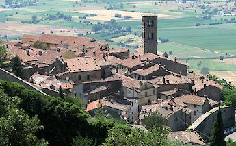 Cortona in Province of Arezzo & Region of Tuscany. CC:Patrick Denker
