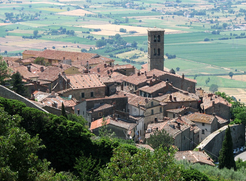 Cortona in Province of Arezzo & Region of Tuscany. CC:Patrick Denker