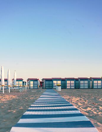 Beach in Chioggia, Italy. Unsplash@Stacy Ropati