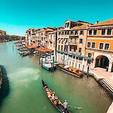 Gondolas in Venice, Veneto, Italy. Gabriele Rampazoo@Unsplash