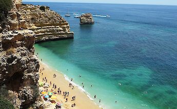 Beach near Lagoa, Algarve, Portugal. CC:Philippe Salgarolo