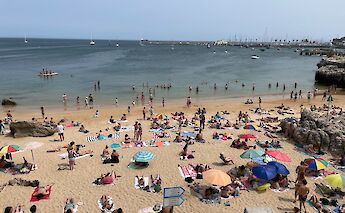 Praia da Ribeira de Cascais beach in Cascais, Portugal. ©Gea