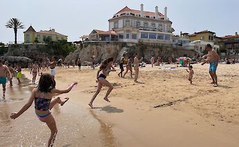 Praia da Ribeira de Cascais beach in Cascais, Portugal. ©Gea