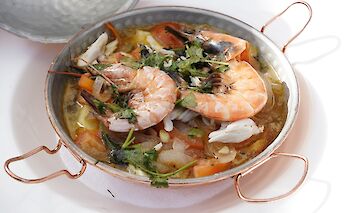 Seafood Cataplana - a typical Algarve, Portugal. CC:Satdeep Gill