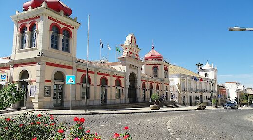 Neo-Classical Arabesque-inspired 19th century Marketplace in Loul&eacute;, Faro district, Portugal. CC:Jose A.
