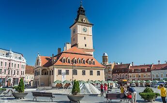 The Council Square In Brașov, Transylvania, Romania. CC:Balcondelmundo