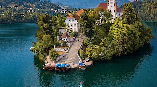 Lake Bled in Slovenia. CC:Gilad Topaz