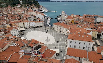 Tartini Square in Piran, Slovenia. Hasmik Ghazaryan Olson, Unsplash
