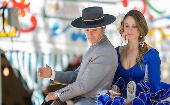 Feria de El Puerto de Santa María Festival on the Andalusia, Spain Bike Tour